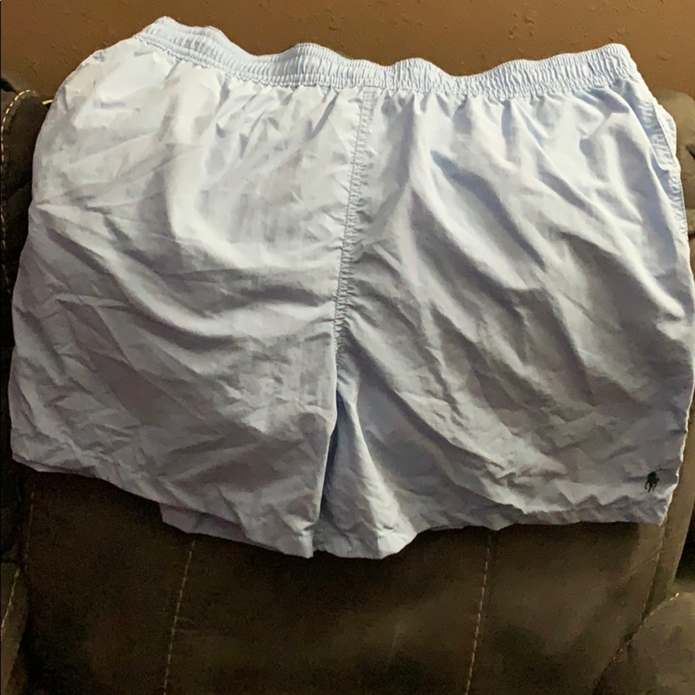 Polo Ralph Lauren light blue swim shorts